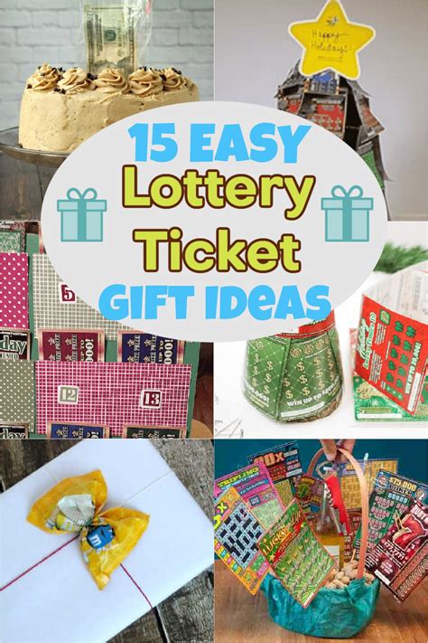 Lottery ticket gift ideas .